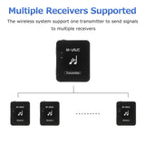 M-VAVE WP-10 2.4GHz Wireless Earphone Monitor System Rechargeable Transmitter Receiver Support Stereo Mono Recording Function
