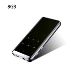 MP3 Player Bluetooth-compatible Speaker Touch Key 4GB 8GB Metal Audio Recording Brighess Adjustable Sound Control Recorder