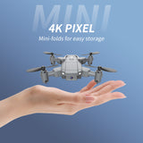 Mini Drone KY905 with 4K Camera HD Foldable Quadcopter One-Key Return Wifi FPV RC Helicopter Quadrocopter Kids Toys