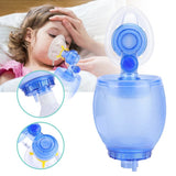 PVC Self-help Manual Resuscitator Bag Kit For Simple Breathing Apparatus Tool Respiration Resuscitation Blue Children