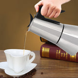 Stove Espresso Moka 6 Cups Percolator Coffee Pot Electric Stainless Steel Classic Cafe Maker EU Plug