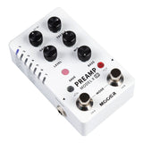 Mooer Preamp X2 Pedal Guitar Multieffect Processor Electric Dual-Channel Digital Preamp Pedal with 14 Preset Slots Effect Pedal