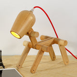 Home Decor Bedroom Wood Rechargeable Table Lamp Study Led Desk Lamp
