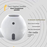 Oversized Giant Headset Speaker for Pods Pro Model Wireless Bluetooth Audio Hunting Gift Hot Net Red Soundbar