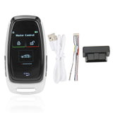 Smart LCD Key Key Car Label Display Change Car Remote Starter Key Simple Operation Anti Key Loss for One Button Start Cars