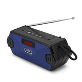 Wireless Speaker Bluetooth-compatible FM Radio Outdoor Loudspeaker Subwoofer Support TF Column Speakers Music Box
