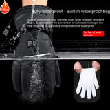 Winter Outdoor Smart Cycg Cold Sports Electric Heating Temperature Control Motorcycle Gloves