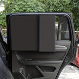4-piece car window sunshade - magnetic insulated Oxford cloth, unlined privacy point sunshade