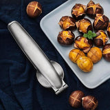 2in1 hine Kitchen Accessori Stainless Steel Chesut Cracker Opener Sheath Cutter Metal Nuts Clip Walnut Pliers Tool