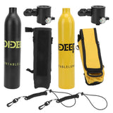 DIDEEP 0.5L Scuba Oxygen Cylinder Tank Underwater Breather Diving with Breathing Valve Storage Bag Scuba Tank