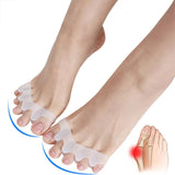 Hallux Valgus Big Foot Bone Silicone Overlapping Corrector Four-toed Toe Divider Adult Portable Home 1 Pair