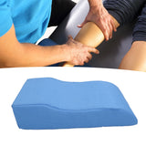 S Shaped After Surgery Orthopedic Blue Leg Pillow for Swelg