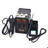 700W Digital Display Hot Air Rework Soldering Station BGA Welding Repairing hine 50W Solder Iron Brushless Heating Gun Nozzle