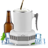Aluminum Beverage and Mug Electric Bottle Can Cooler Warmer One Click Operation Quick Coog Warming Cup