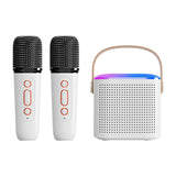 Microphone Karaoke hine Portable Bluetooth 5.3 PA Speaker System with 1-2 Wireless Microphones Home Family Singing New Mic