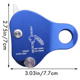 Ascender,Rock Tree Arborist Grab Self-Locking Rope Grip for Outdoor Climbing and Rescue 8-13MM,Blue