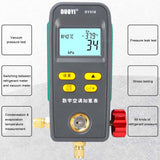 Digital Refrigeration Gauge Set Vacuum Pressure Manifold Meter HVAC Temperature Tester For R134a