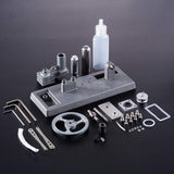 Stirling Engine Assembled DIY Power Generation LED Light Steam Heat Education Model Scientific Experiment Toy