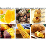 Commercial Volcanic Stone Corn Grill hine Electric Sweet Potato Roast Baking Oven