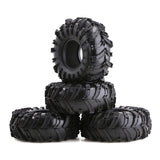 4PCS 140MM 2.2 Rubber Tires Wheel Tyres For 1/10 RC Crawler Car Axial Wraith SCX10 Capra Traxxas TRX4 TRX6 D90