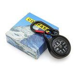 Small Survival Keychain Zipper Pull Mini Compass for Outdoor Backpack Camping Hiking Pocket Navigator Adventure Tool