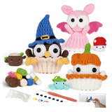 1Set Kit For Beginners Crochet Beginner Kits Yarn With Detailed Tutorials And Videos