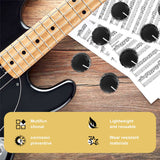 10Pcs Potentiometer Control for Electric Guitar Volume Tone Knobs Black D Type 6mm