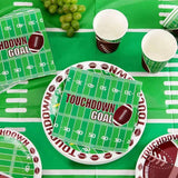 101 PCS Themed Tableware Set Green Perfect For Football Game Or Birthday Party