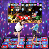 Dancing Double User Wired Dance Family Music Game Mat Non-Slip with 2 Remote Controller Multi-Function For PC TV