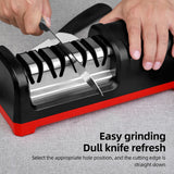 TG2102 4-Stage Electric 20-Degree Grinding Edge Knife Sharpener for Kitchen Knives with Sharpening and Polishing