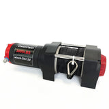 3000LBS 12V Synthetic Rope Electric Winch for Towing ATV/UTV Off Road with Mounting Bracket Wireless Remote