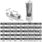 Open Oil Pipe Disassembly Sleeve Slotted Oxygen Sensor Wrench Flare Nut Socket Set Fuel Injection Hexagonal Repair Tool