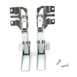 2Pcs Fridge Hinges,Refrigerator Hinges,Fridge Freezer Door Repair,Flat Hinges Mounting Screws for Household