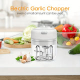 1pc, Electric Mini Food Chopper100ml/250ml USB Rechargeable Smart Electric Meat Food Vegetable Chopper Kitchen Accessories