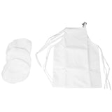 6-Piece Chef Hat Set Adjustable Children's Kitchen Apron for Cooking and Painting