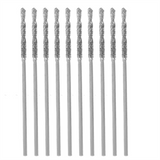 20Pcs 1mm/0.04Inch Diamond Twist Drill Bits High Speed Steel HSS for Glass Sea Shells Stone Tiles