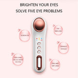 Heated Hot and Cold Eye Massager Wand Vibrating Massage Electric Wand for Dark Circles and Eye Puffiness Relive Fatigue
