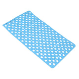 Blue Shower Mats Anti Slip Bathtub Mats TPE Material   Suction Cups Design for Hotel Toilet for  Kitchen for Bathroom