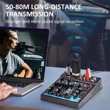 Wireless System UHF XLR Mic Converter Transmitter & Receiver For Dynamic Microphone A8 Guitar Receiving Transmission