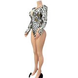 Mirror performance mechanical technology dance, cool stage costumes, tight slimming, slim fitting, and elegant dresses