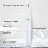 6 in 1 Ultrasonic Dental Electric Toothbrush Whitening Strips Scaler Tartar Remover Sonic Teeth Plaque Cleaner