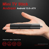 Android 13 BT 5.0 ATV Allwinner H618 2.4G 5G Dual Wifi HDR10 6K Media Player TV Box Black
