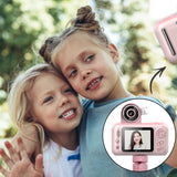 Video Camera Digital Camera SLR Camera Camera 2.4 Inch Kids Digital Camera Rotatable Lens Selfie Camera Toys Gift