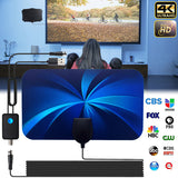 Free Shipping I25DB High Gain Indoor Digital TV 8K 4K 1080P HDTV Antenna For DVB-T DVB-T2 500 Mile HD VHF UHF Signal Rec