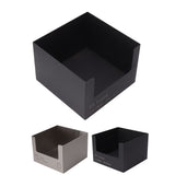 Stainless Steel Tissue Box Square Tissue Holder Large Opening Napkin Dispenser Modern Style for Bathroom Office