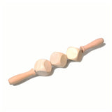 Type solid wood dice rolling steel rods home meridian dredging the scrapping stick general massage whole body