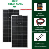 18V 300W Solar Panel Kit Charge 12V PET Flexible Solars Cells Battery Charger for Camping Car RV Mobile Phone