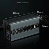Iron Phosphate Style -- 8A Lithium Battery Charger LED Display 16s/20s/24s Fast Chargers 72v/60v/48v Charge-r