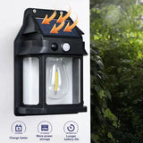 Support 3 Modes Solar Tungsten Wall Waterproof Motion and Light Sensor Lamp for Home Outdoor Garden Patio Fence