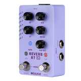 Mooer R7 X2 Stereo Multi Reverb Pedal From Classic Reverb To Modern Ambient 14 Different Reverb Types with Mix Parameter Knobs